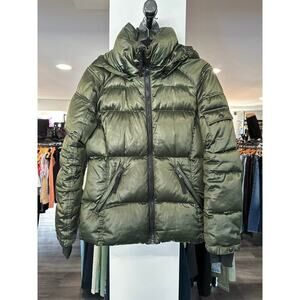 S13 Down Hooded Puffer Jacket Size M
